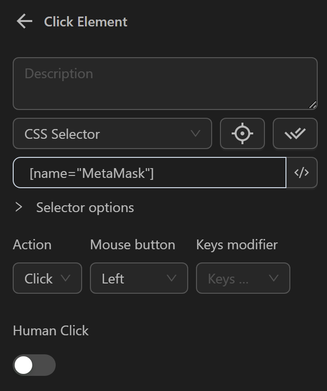 selector