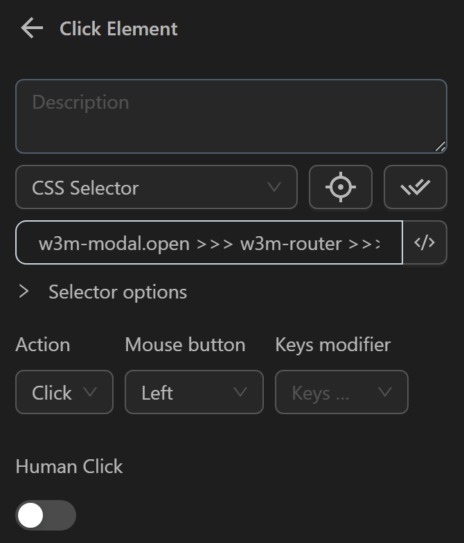 selector