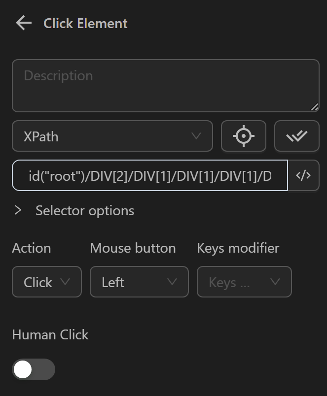 selector