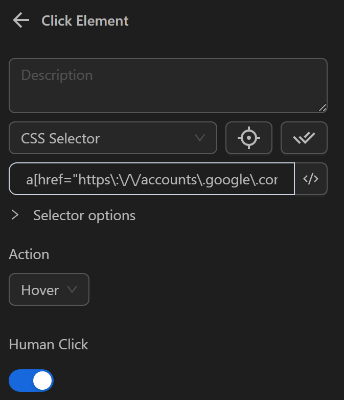 click