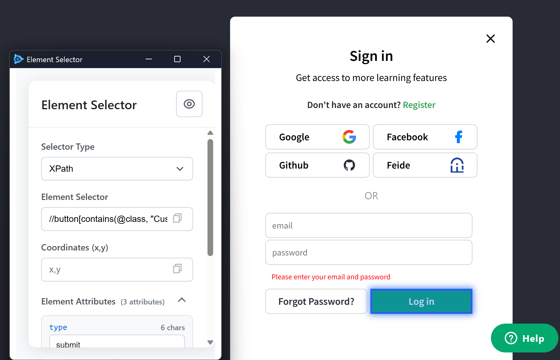 selector