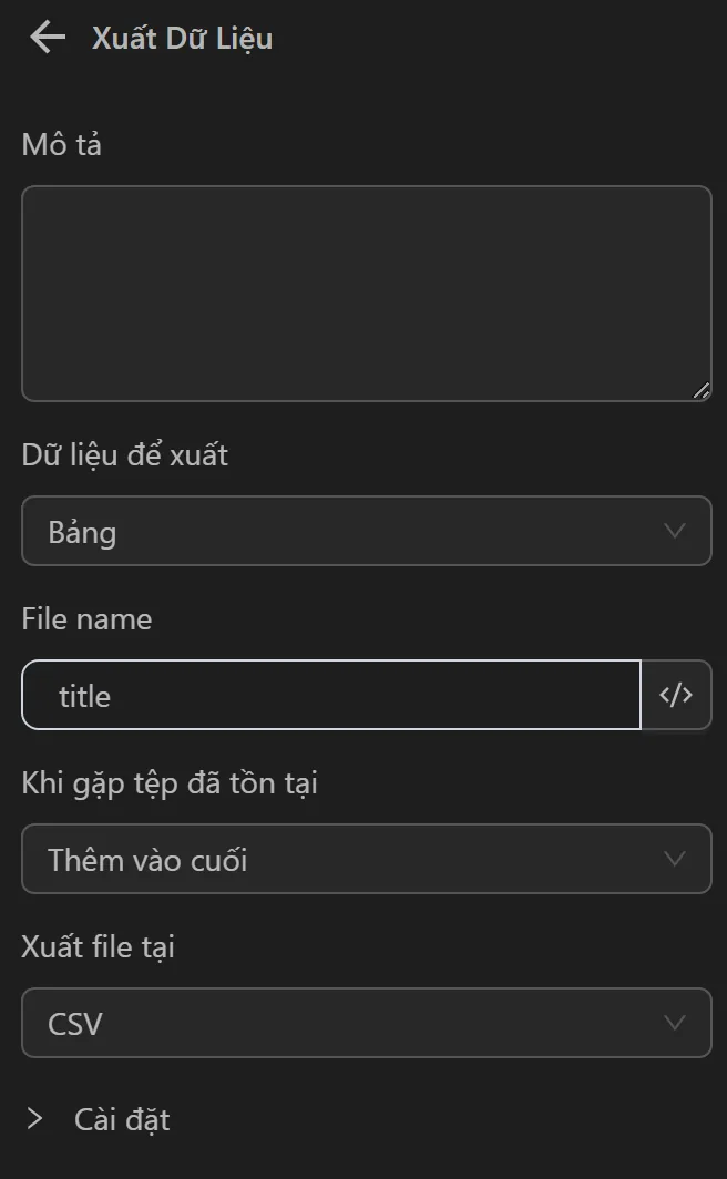 Loop elements