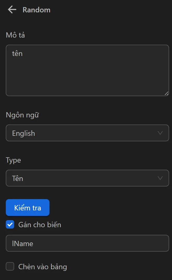type