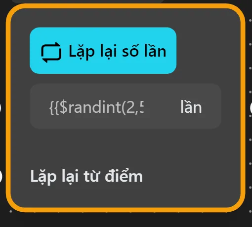Repeat task block example