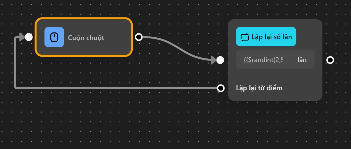 Repeat task block example