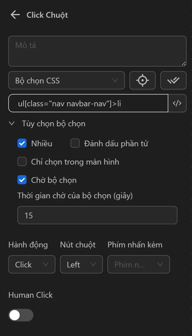 Workflow example