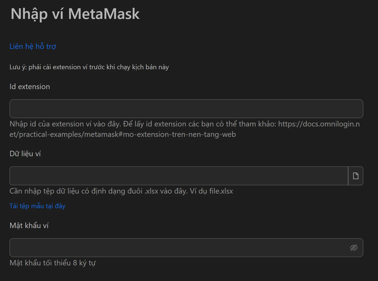 tool_nhap_hang_loat_vi_metamask_tren_omnilogin