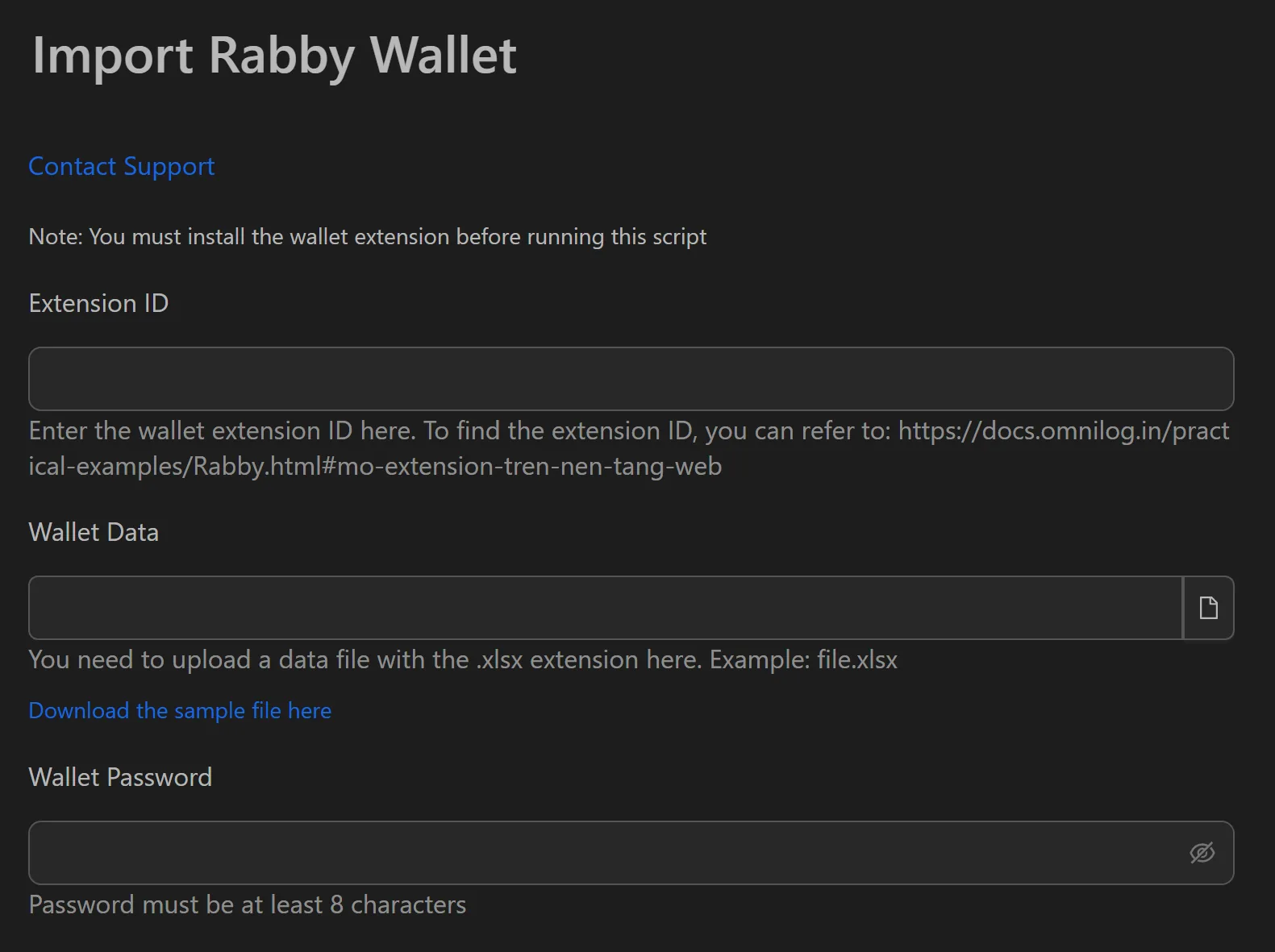 bulk_import_rabby_wallets_in_omnilogin